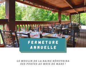 Fermeture annuelle, à très bientôt !