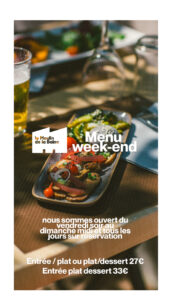 Menu du week-end