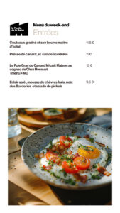 Menu du week-end