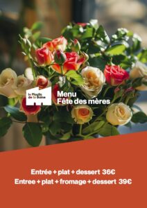Menu Fête des mères 2026